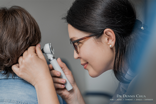 Doctor Ear Examination on patient
