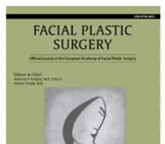 Cover of "Facial Plastic Surgery" journal